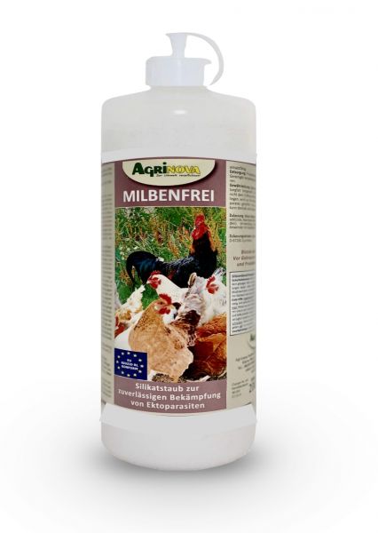 Agrinova Milbenfrei 200g in 1 Liter Stäubeflasche